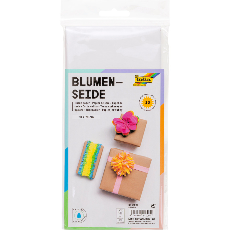 Tissue paper, wrappapier, Geschenkpapier, Blumen-Seide, Päckchen