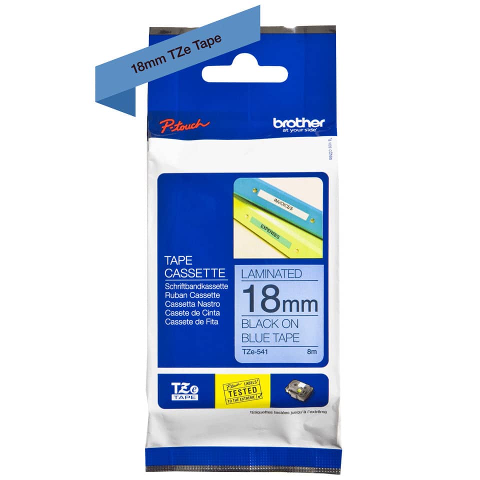 Tape, Kassette, 18mm, Laminiert, TZe-Band