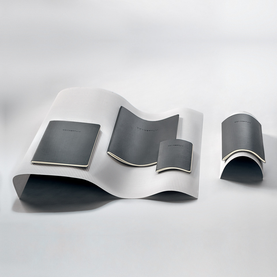 Notizbuch, Skizzenbuch, Brieftasche, gewellte Matte, grau set, accessory, workspace, curved, grid, set