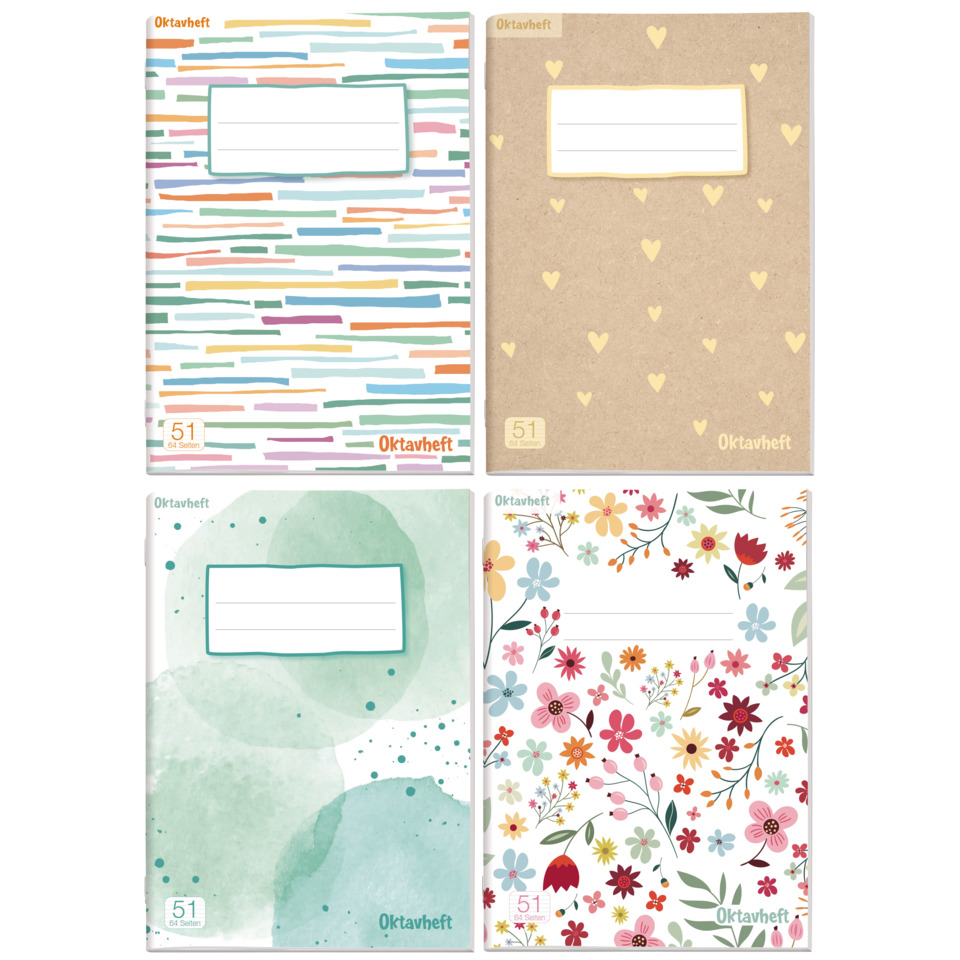 hefter, notizheft, klebefreies papier, blumenmuster, ortkalender