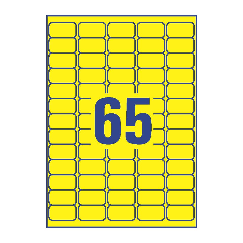 65, gelb, karte, aufkleber, rechtecke