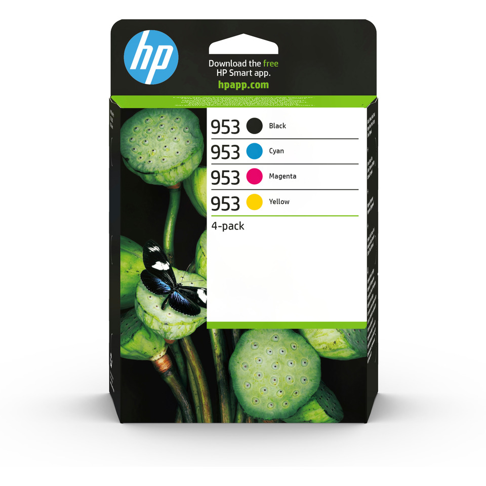 Druckerpatrone, HP-Pack, Farbkombination, Cyan Magenta Gelb Schwarz, 4er-Pack