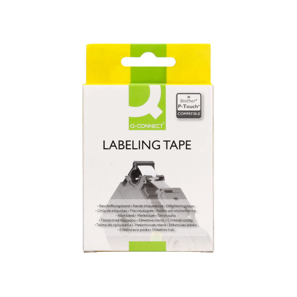 Labeling tape, Tape cartridge, Labeling, Printer tape, Q-Connect brand
