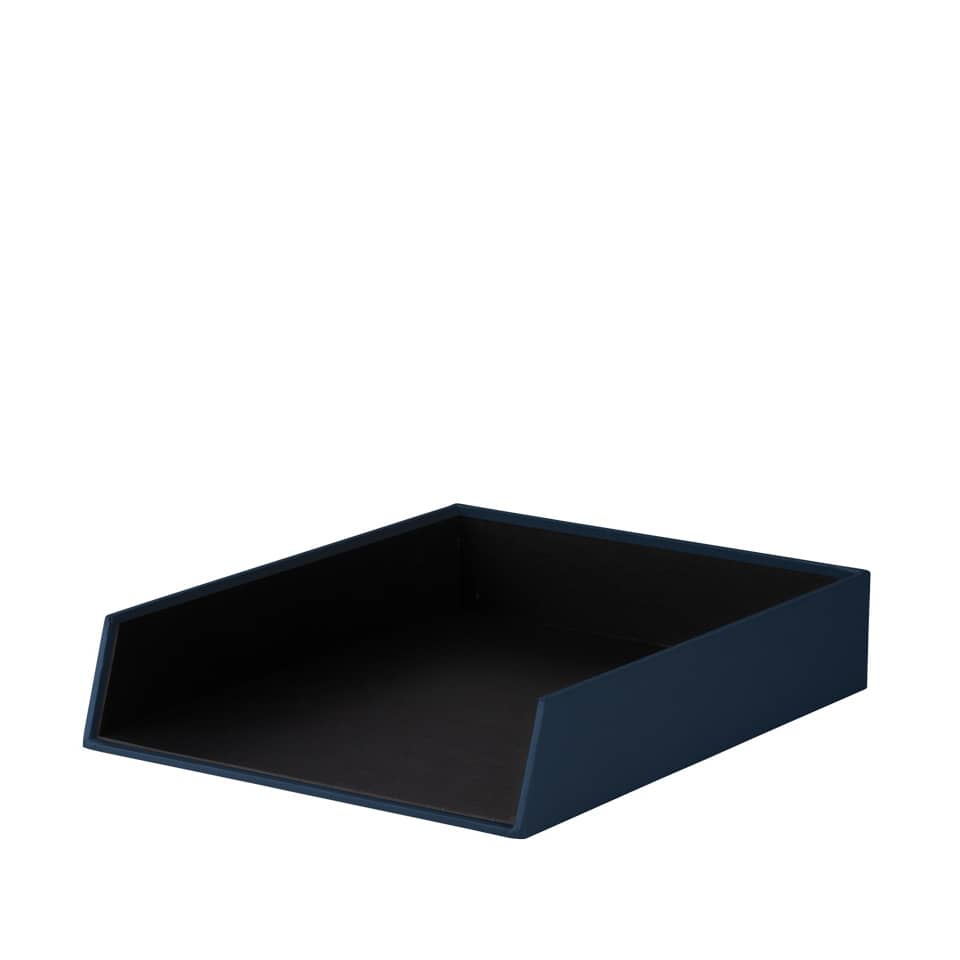 A4-Ordner, Schreibtischablage, Abschräge Ordner, Datei-Organizer, Blau