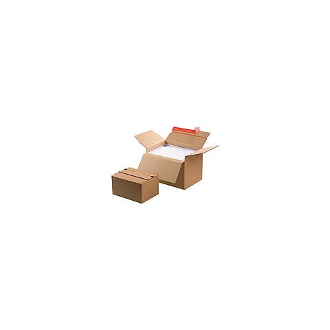 Versandkarton Blitzboden, 304x216x130-220mm, braun COLOMPAC 30000309