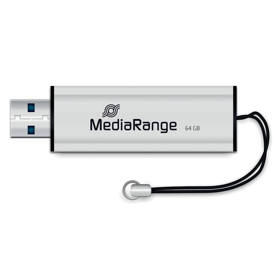 usb Stick, usb Flash, 64 GB, Metallgehäuse, Schlüsselband