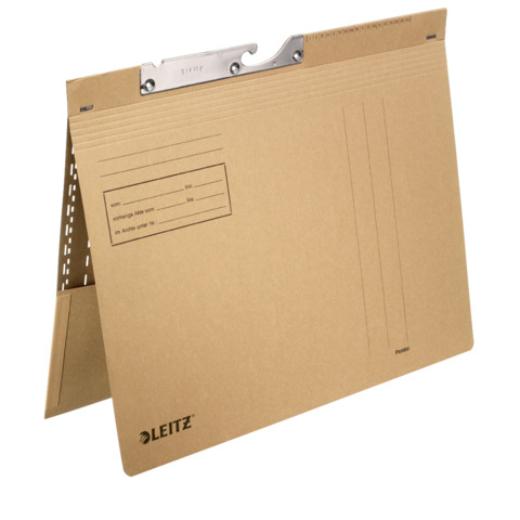 Pendelhefter Combi mit Tasche, kfm. Heftung, A4, 250g/m², naturbraun LEITZ 2112-00-00