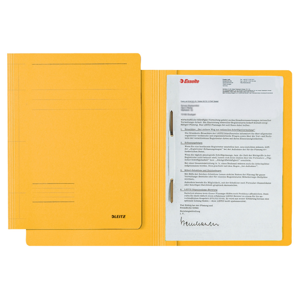 orange Ordnungshalter, gelbes Notizbuch, Ordner, Dokumentenhalter, Ringordner