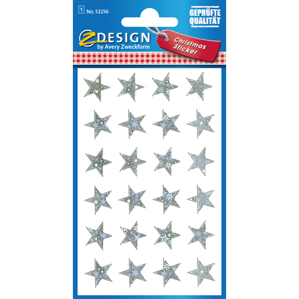 Sterne, Aufkleber, Sticker, Metallstern, Weihnachten