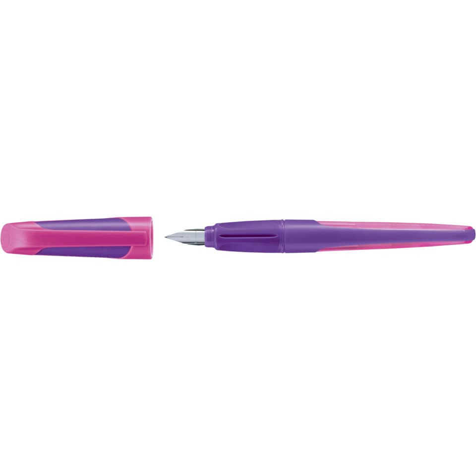 Fountain pen, Nib, Kunststoffgehäuse, Lila, Rosa Kappe