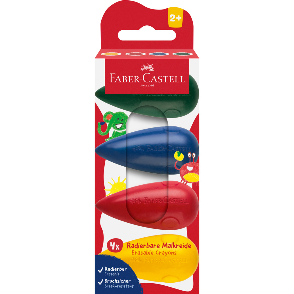 Kreidesticks, Erasierbare Kreiden, Buntes Set, Kinderzeichnen, Radierbar