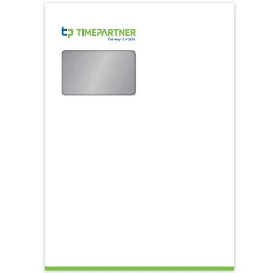 250er PACK - Versandtasche C4 mit Fenster- Timepartner