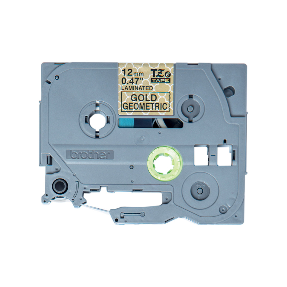 Kassette, Datei-Kassette, Geometrische Muster, Gold, Geometrisch