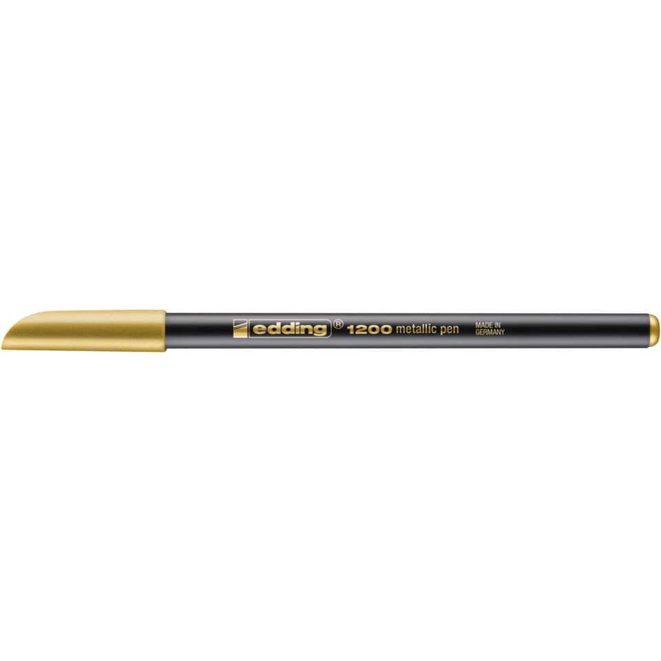 Faserschreiber 1200, 1-3mm, Rundspitze, gold-metallic EDDING 41200053