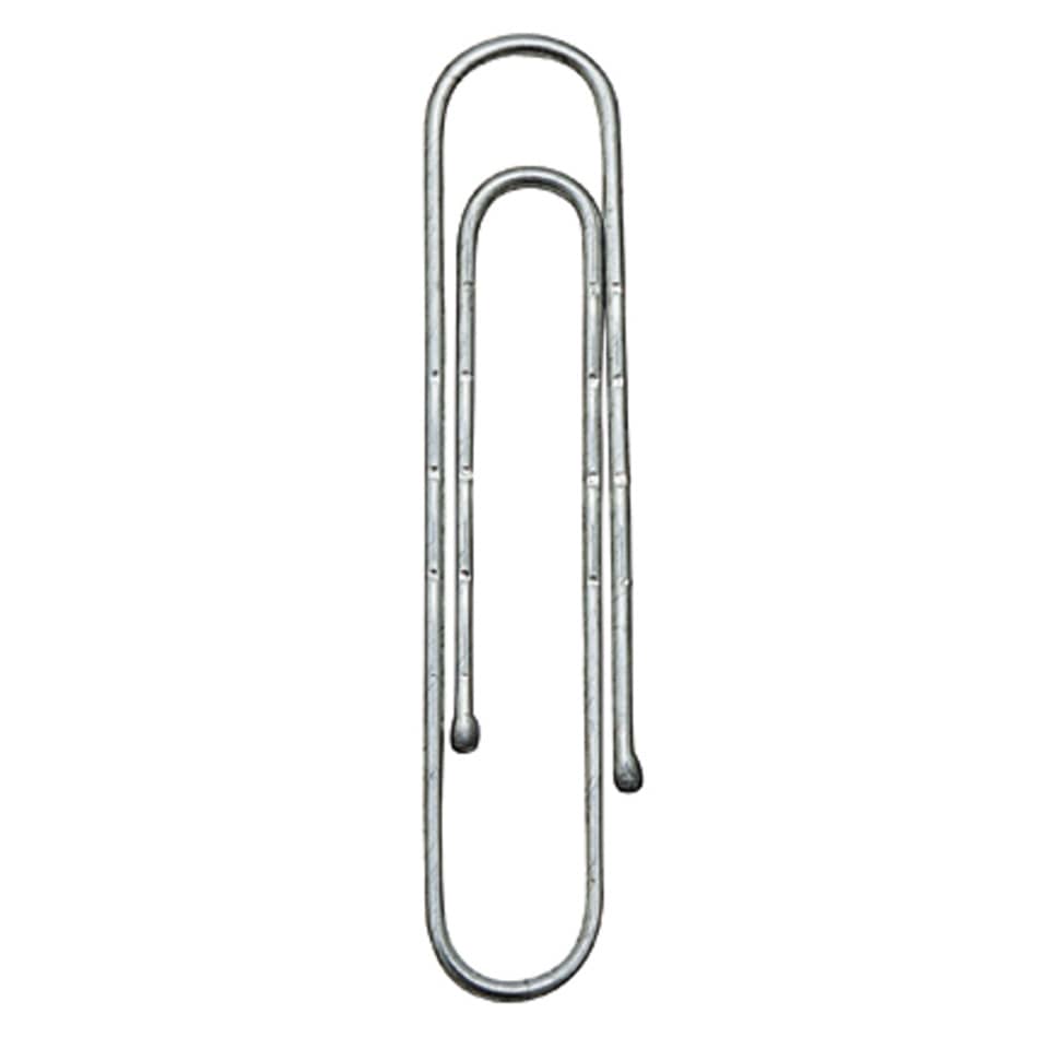 Clip, Büroklammer, Metall, offen, U-förmig