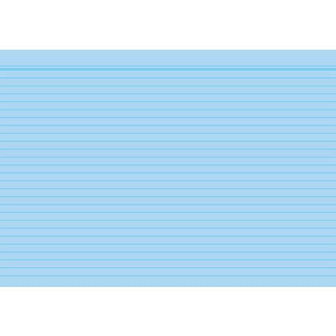 Karteikarte, A5, 170g/m², liniert, 100 Stück, blau RNK 115054