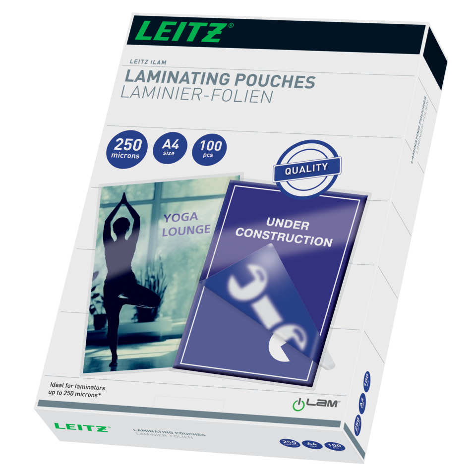 Laminierende Umschläge, A4 Größe, 250 Mikron, 100 Stück, Qualität