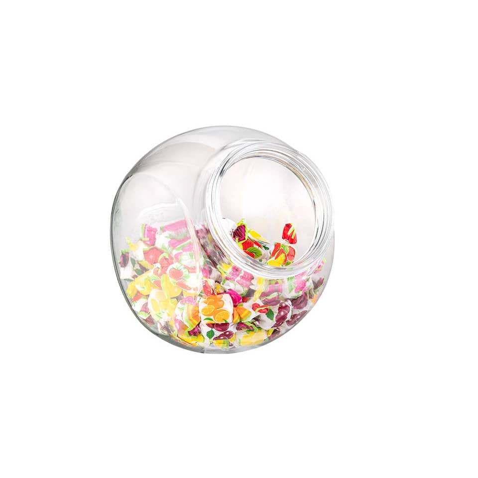Glasbehälter, Zuckerkonfetti, Kandiszucker, Keksdeko, Luftdicht