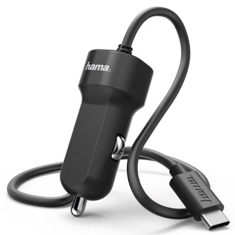 Ladeadapter KFZ, USB-C, schwarz HAMA 00173618