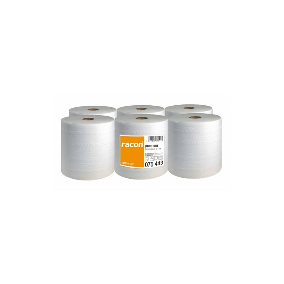 Klopapier, Papiertücher, Rollen, Weiß, Produktverpackung