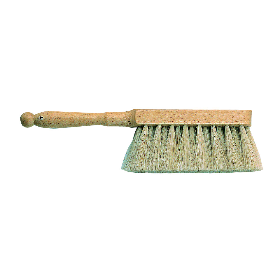 Besen, Schrubber, Holzgriff, Naturborsten, Handwerkzeug