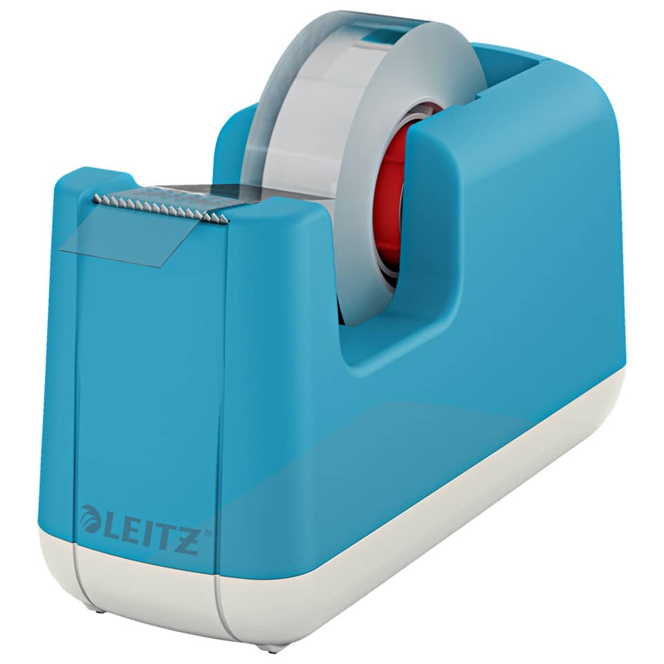 Klebebandabroller, Tape-Dispenser, Leitz, Klebeband, Schwarz/Blau, Haushalt