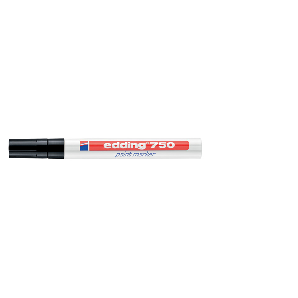 Marker, Paint marker, Edding 750, White body, Black cap, paint marker, edding 750, Marker, weißer Körper, schwarße Kappe