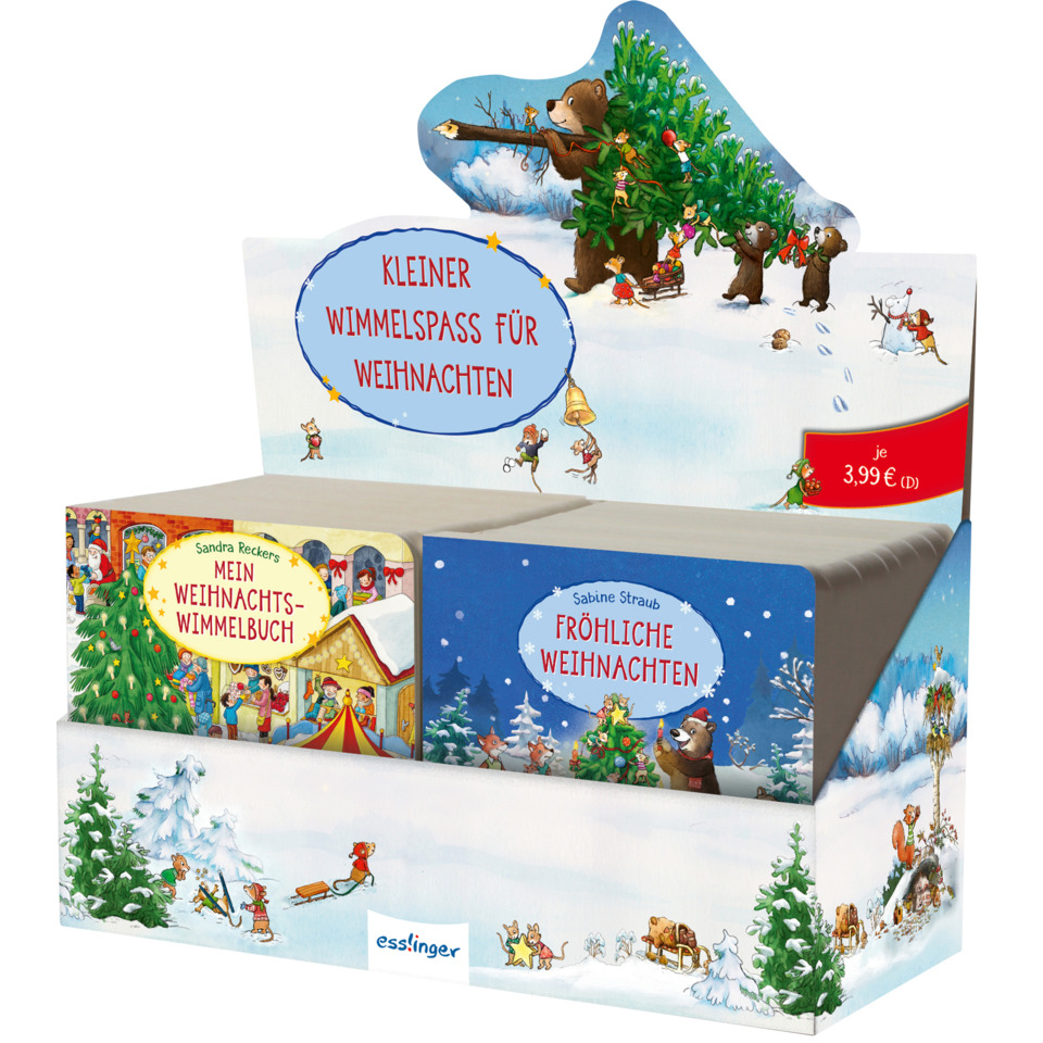 Bilderbuch Weihnachts-Mini-Wimmelbox Display H25 ESSLINGER 824108