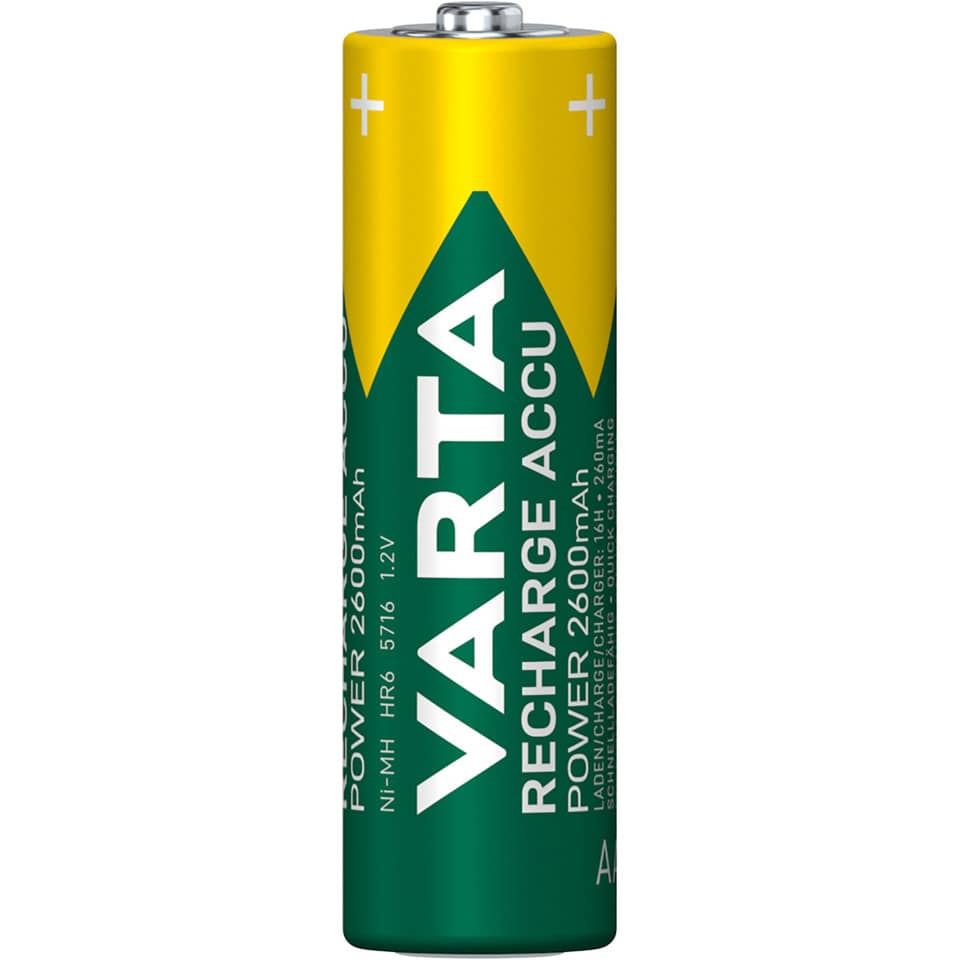 batterie, AA, Wiederaufladbar, NiMH, Powertone