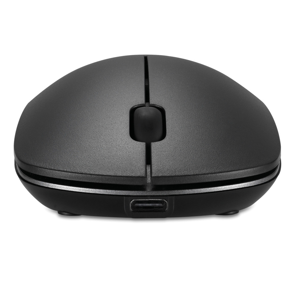 maus, kabellos, usb-c, scrollrad, schwarz