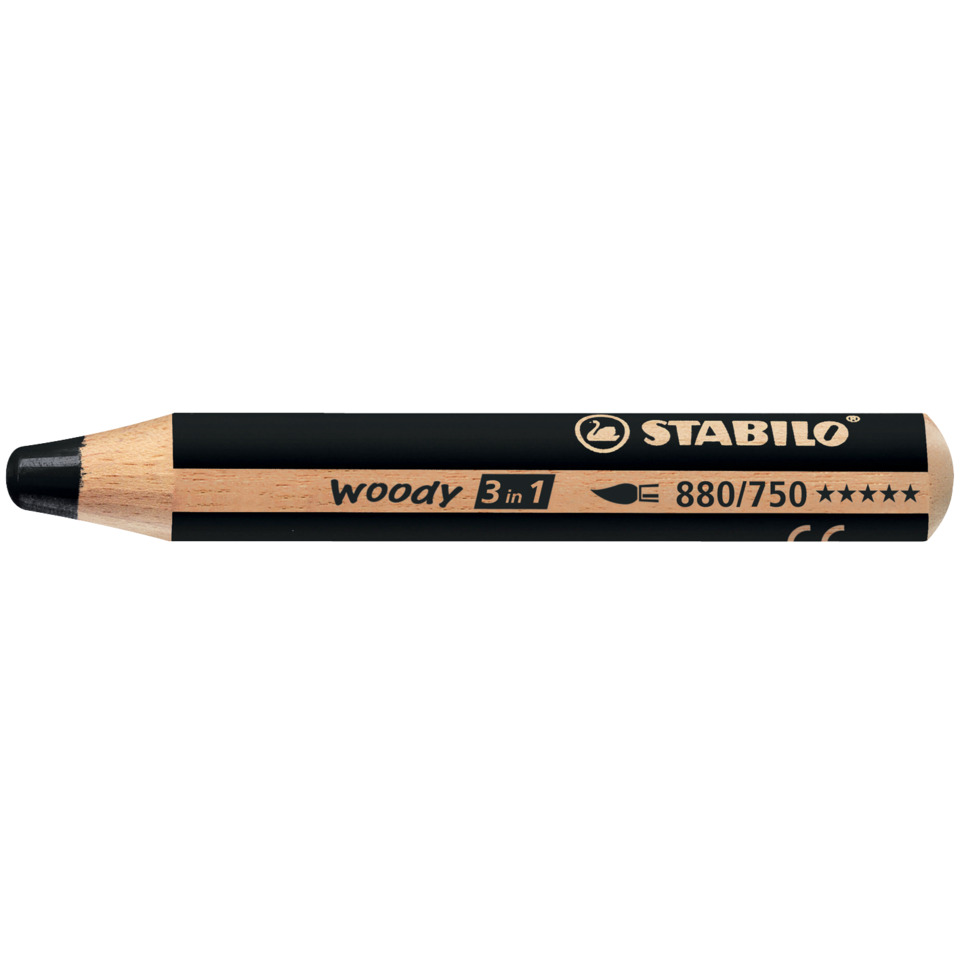 Multitalent-Stift woody 3 in 1, schwarz STABILO 880/750