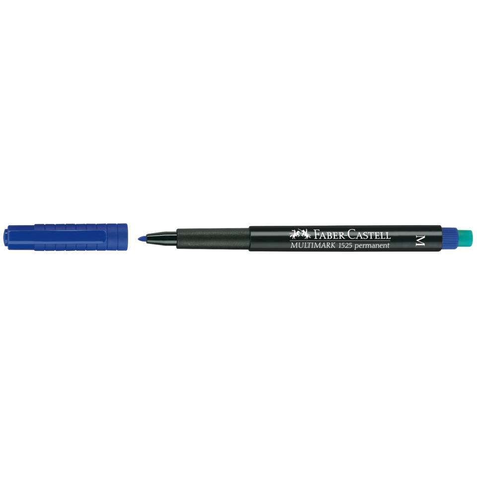 Filzstift, Marker, Permanentmarker, Dualtipp, Blau