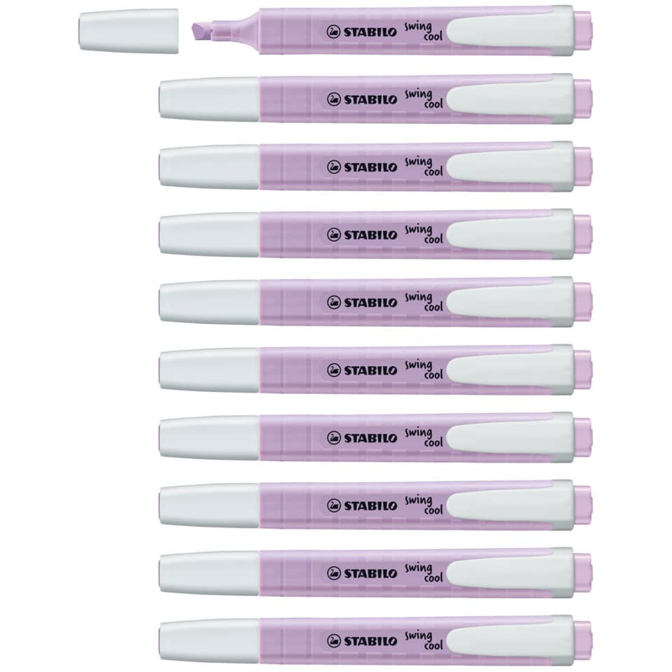 highlighter, pink, marker, stabilo, swing cool
