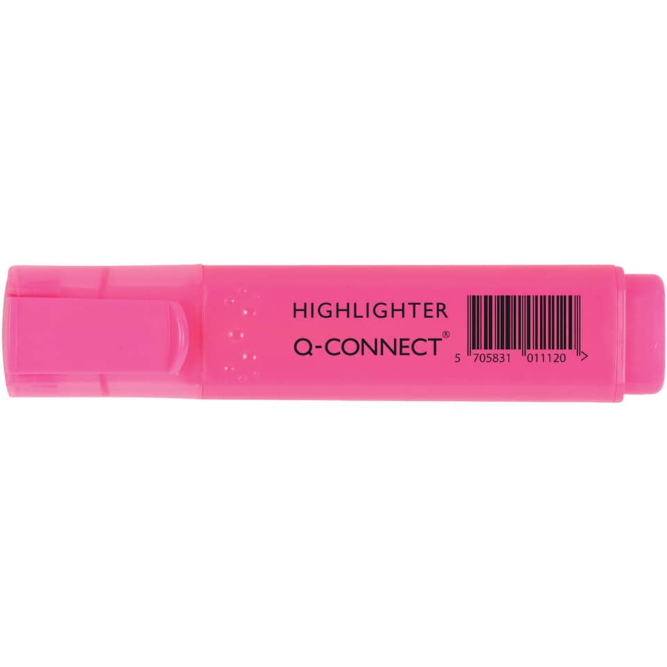 Textmarker, 1 - 5,2 mm, rosa Q-CONNECT KF01112 Markierung