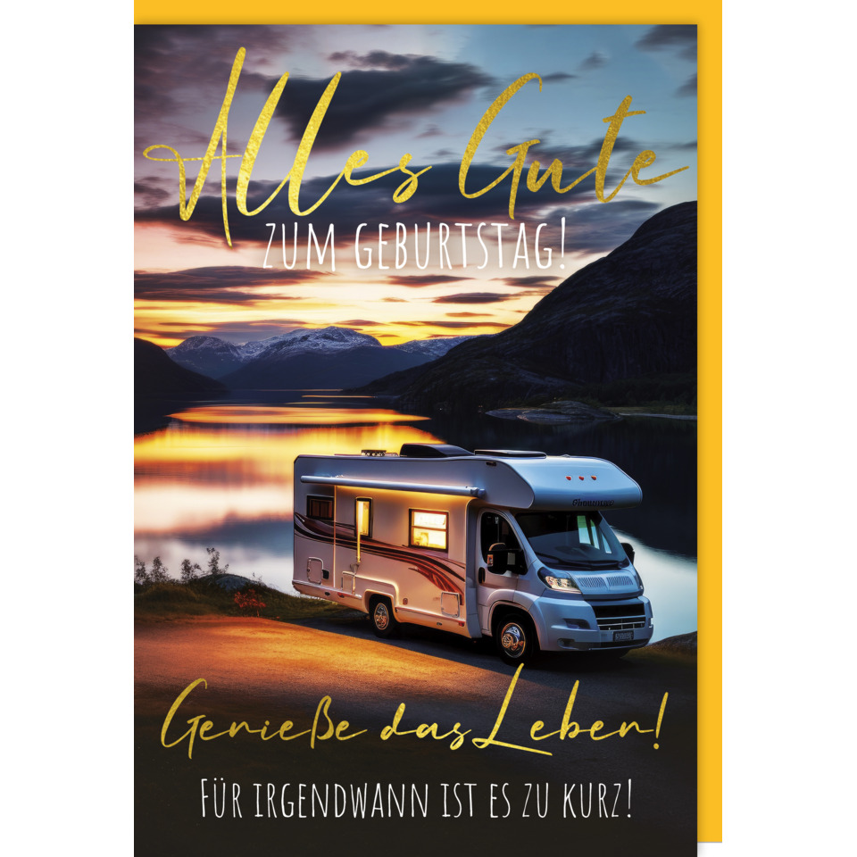  camping, Wohnmobil, Wohnwagen, Motorhome, Sonnenuntergang
