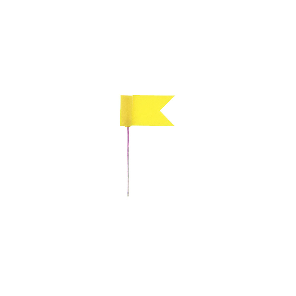 flag, pin, gelb, flagge pinne, flagge