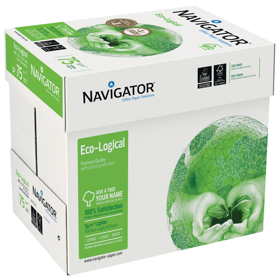 Kopierpapier, Office-Papier, Eco-Logical, White Box, grün