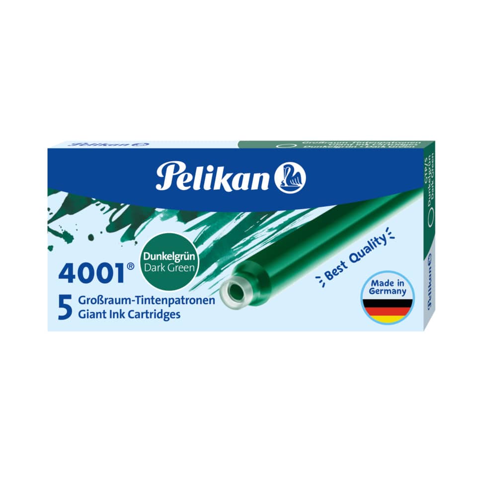Tintenpatronen, Großraum, Dunkelgrün, Giant Ink Cartridges, Made in Germany