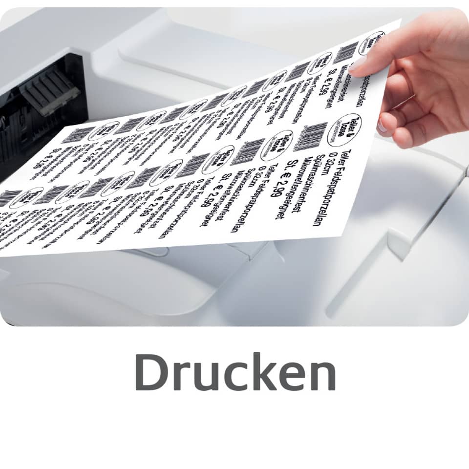 Druckerpapier, Etiketten, Fotopapier?, Schwarz-weiß Druck, Kopierpapier