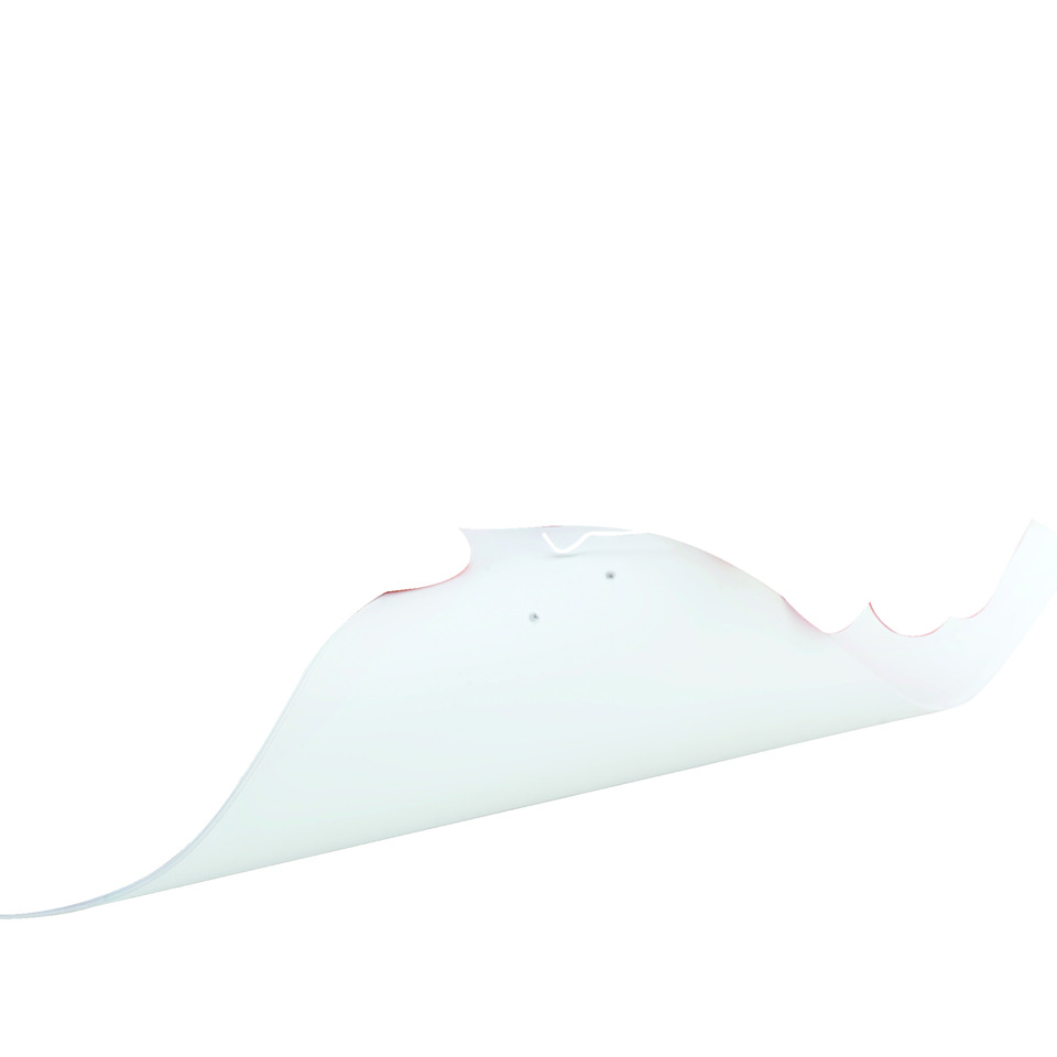 Glatte Biegung, Transparente Folie, Flugblattform, Schneeweiß, leicht