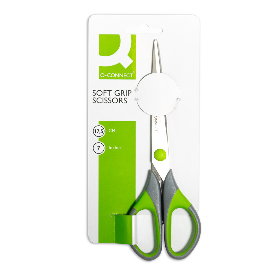 Schere, Schneiderschere, Soft Grip, Griff grün, Schneide-Set