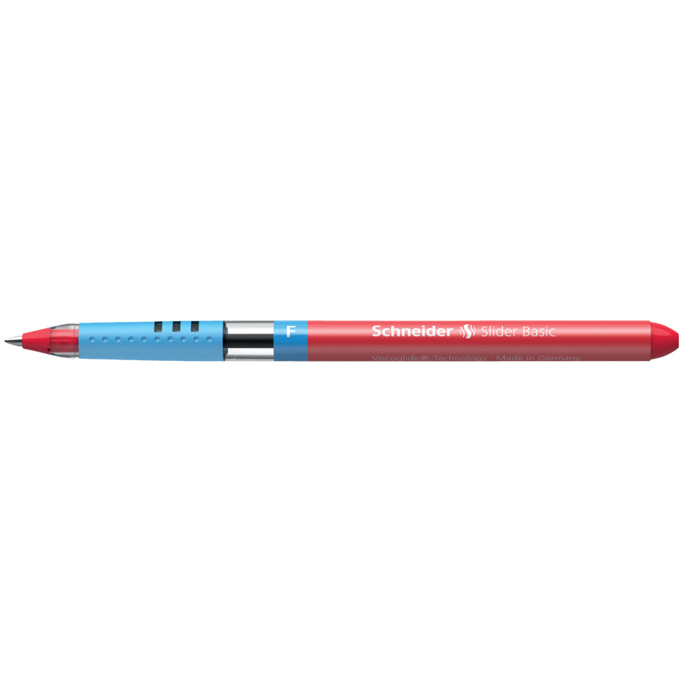 Kugelstift, Schraubmechanismus, Rot-Blau, Kunststoffmantel, Schneider Slider Basic