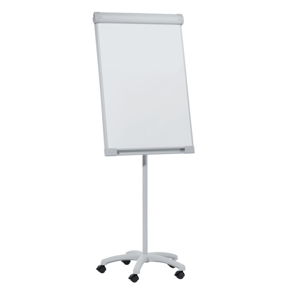 Flipchart Mobil PRO, Stahl, glasfaserverstärkter Sternfuß, 67 x 95 cm, hellgrau FRANKEN FC41 Weißes Brett, Elektronik, Bildschirm