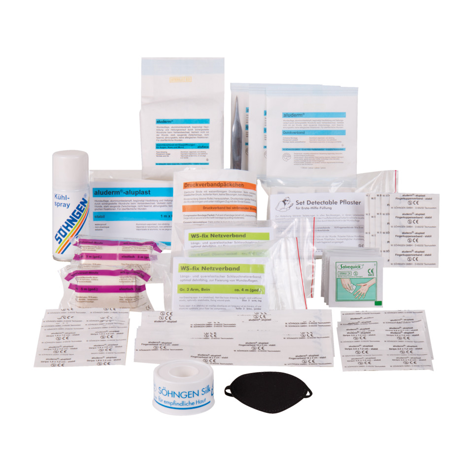 medizinisches-verbandsmaterial, verbundset, pflaster-set, Wundversorgung, Kühlung