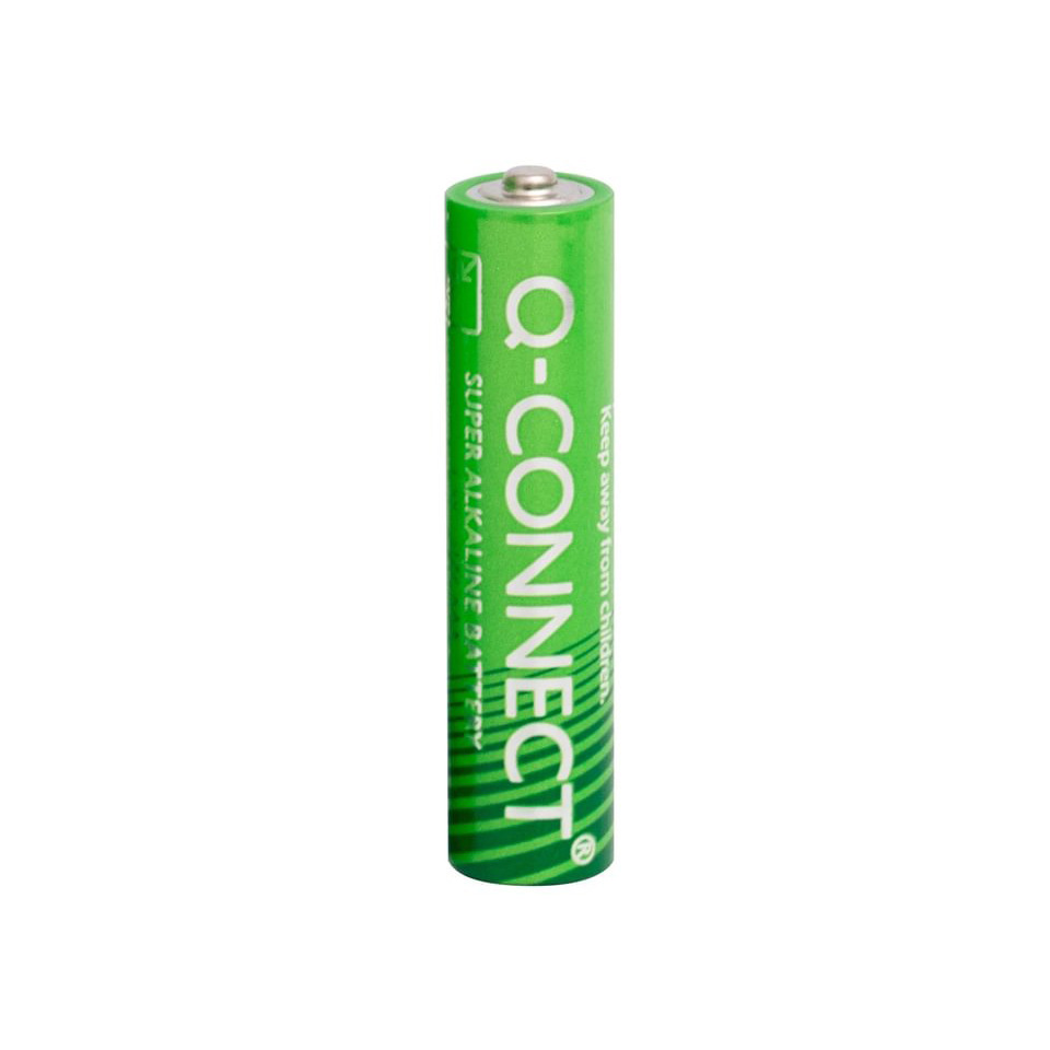 Batterie, AA-Lithium, Q-CONNECT, grün, Kraftpaket