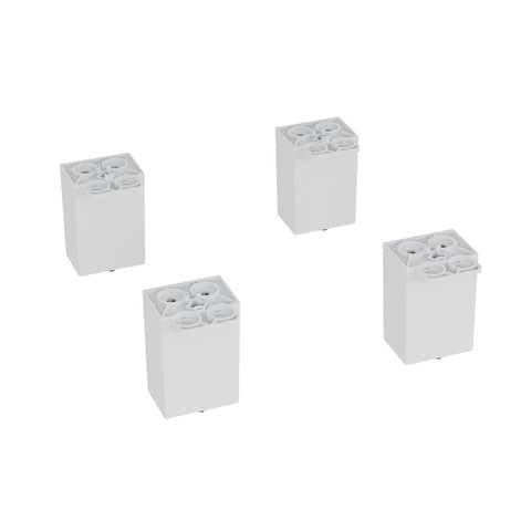 Schrankfüße Kunststoff, 10cm hoch, hellgrau CP 08800-70256/RAL7035