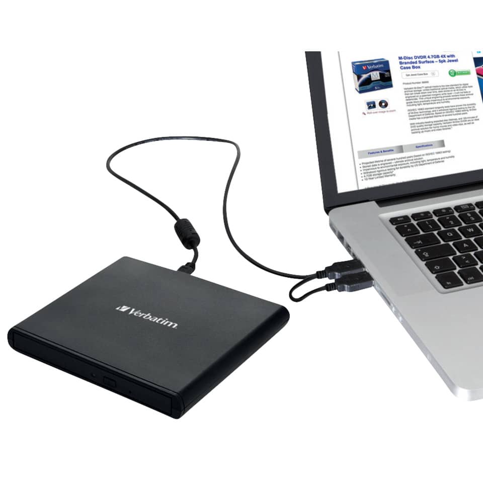 externe Festplatte, USB-C, 2.5 Zoll, Verbatim, Speichererweiterung