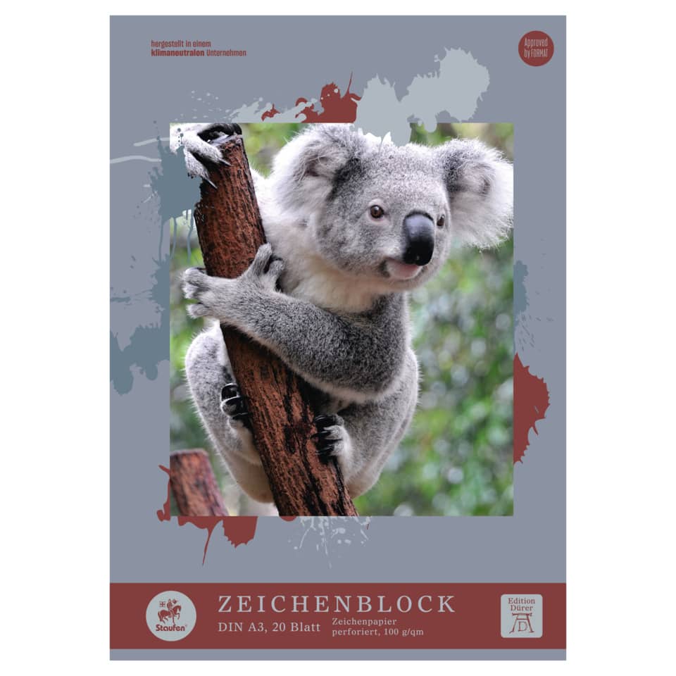 Koala, Eukalyptuszweig, Grauer Koala, Baumstamm, Tierbild