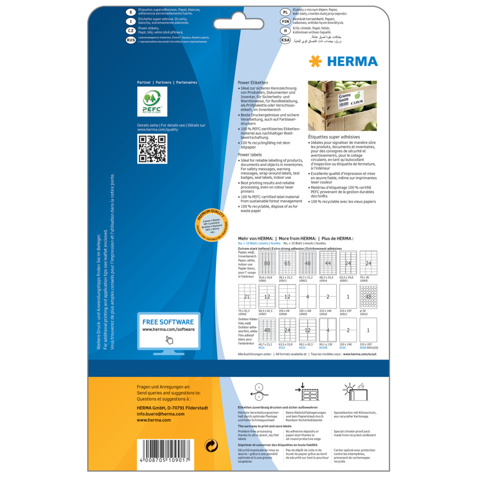 etiketten, adhesive, papier, Herma, verpackung, etiketten, abdeckung, karton, herma, aging?