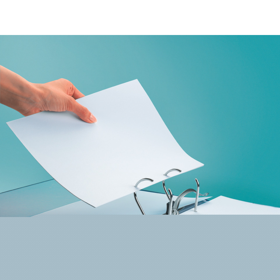 Schreibtischablage, Ordnerblatt, Ringbinder, Papierbogen, Dokumentenablage